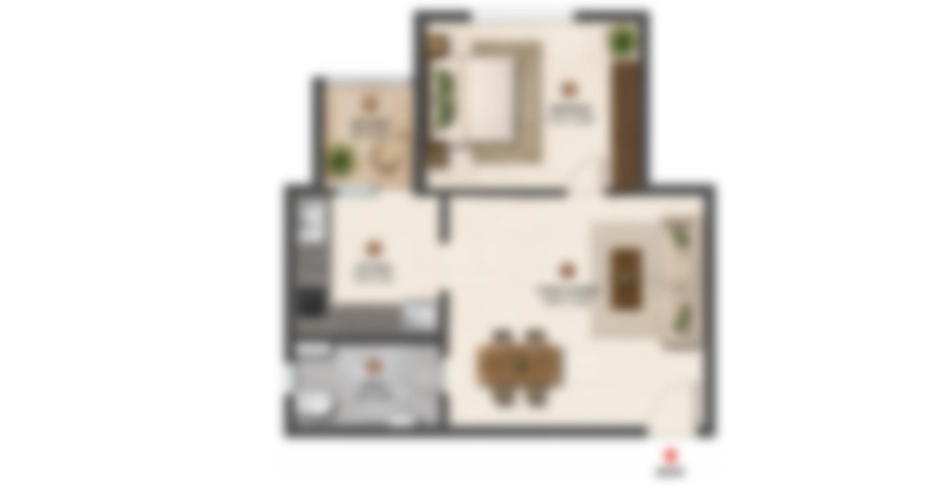 Madhav NewLaunch Kalyan West 1 BHK Floor Plans