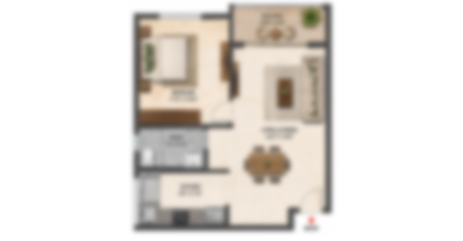 Madhav NewLaunch Kalyan West 2 BHK Floor Plans